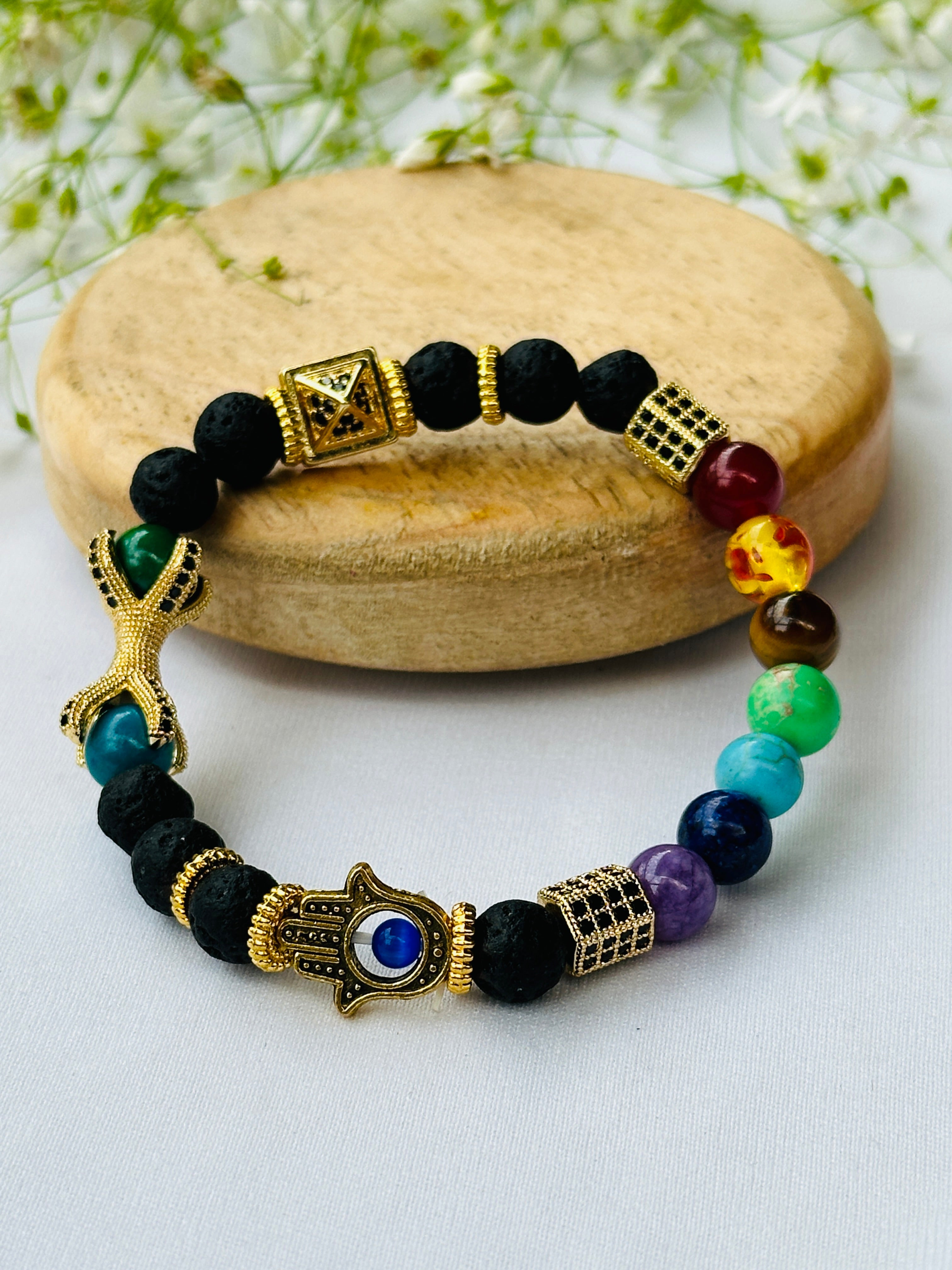 Overcome Negative Energies, Attract Luck, Power, Joy & Wealth: Ancient Yantra Bracelet - Abhimantrit & Certified